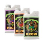 Podstawowy zestaw nawozów Advanced Nutrients Grow Micro Bloom 3x 0,5L / 500ml  Ph Perfect GMB