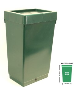 ZBIORNIK 47L Z POKRYWĄ I USZCZELKĄ 9mm AutoPot