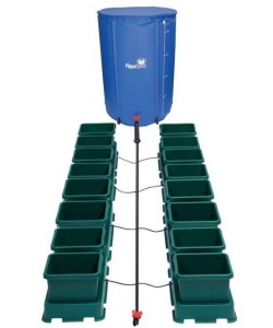 KOMPLETNY SYSTEM AUTOPOT (EASY2GROW), 16 DONICZEK 15L + ZBIORNIK FLEXITANK 225L + AKCESORIA