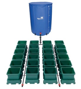 KOMPLETNY SYSTEM AUTOPOT (EASY2GROW), 24 DONICZKI 15L + ZBIORNIK FLEXITANK 225L + AKCESORIA