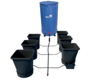 KOMPLETNY SYSTEM AUTOPOT (XL SYSTEM), 6 DONICZEK 25L + ZBIORNIK FLEXITANK 100L + AKCESORIA
