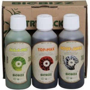 TRYPACK STIMULANT, 3x0.25L/3x250ML, ZESTAW ORGANICZNYCH BOOSTERÓW I STYMULATORÓW (ALG-A-MIC,TOP-MAX,ROOT-JUICE), BIOBIZZ