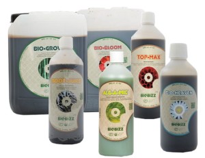 ZESTAW NAWOZÓW I STYMULATORÓW - BIOBIZZ, NA 40-60 ROŚLIN, ok.4m2