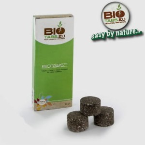 TABLETKI BIOTABS, OPAK. 10SZT. W 100% ORGANICZNY NAWÓZ NA WZROST I KWITNIENIE O POWOLNYM UWALNIANIU, BIOTABS