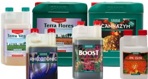 ZESTAW NAWOZÓW I STYMULATORÓW - CANNA, NA 40-60 ROŚLIN, ok.4m2